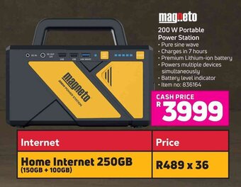 Game magneto 200 W Portable Power Station offer