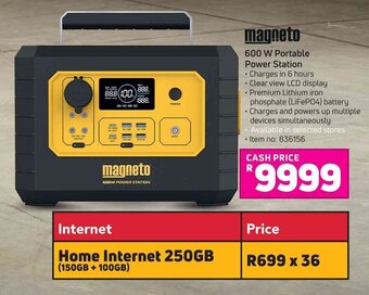 Game magneto 600 W Portable Power Station offer