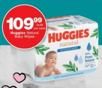 Checkers Huggies Natural Baby Wipes offer