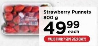 Food Lover's Market Strawberry Punnets 800 g offer