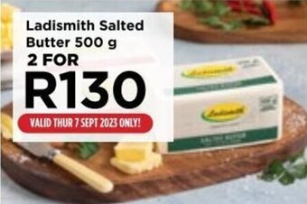 Food Lover's Market Ladismith Salted Butter 500 g 2 FOR offer