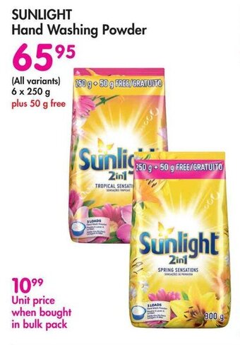 Makro SUNLIGHT Hand Washing Powder offer