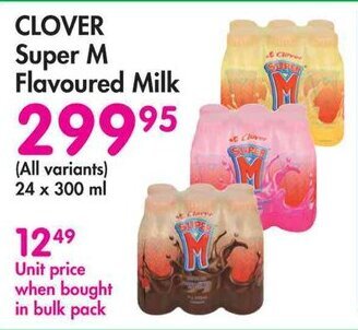Makro CLOVER Super M Flavoured Milk offer