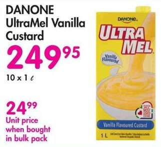 Makro DANONE UltraMel Vanilla Custard offer