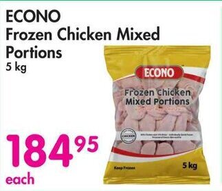 Makro ECONO Frozen Chicken Mixed Portions 5 kg offer