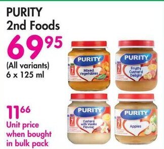 Makro PURITY 2nd Foods offer