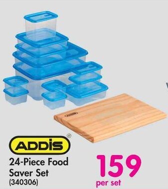 Makro ADDIS 24-Piece Food Saver Set offer