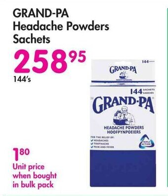 Makro GRAND-PA Headache Powders Sachets offer
