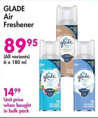 Makro GLADE Air Freshener offer
