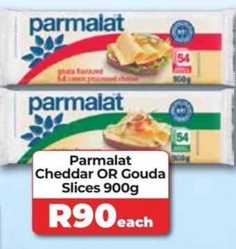 1UP Parmalat Cheddar OR Gouda Slices 900g offer