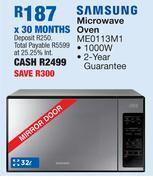 OK Furniture Samsung 32l mirror door microwave oven me0113m1 offer