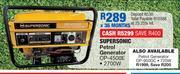 OK Furniture Supersonic petrol generator op-4500e offer
