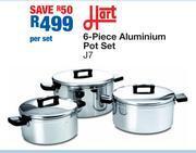 OK Furniture Hart 6 piece aluminium pot set j7-per set offer