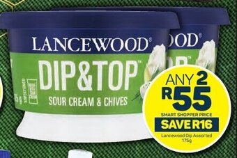 Pick n Pay Lancewood Dip Assorted 175g offer