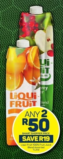 Pick n Pay Liqui-Fruit 100% Fruit Juice Blend Assorted 1 Litre offer