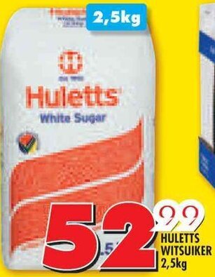 Shoprite HÚLETTS WITSUIKER 2,5kg offer