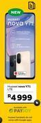 MTN Huawei nova y71 lte-mtn pay as you go offer