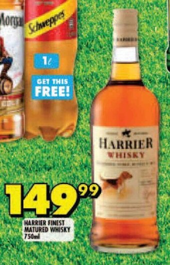 HARRIER FINEST MATURED WHISKY 750ml