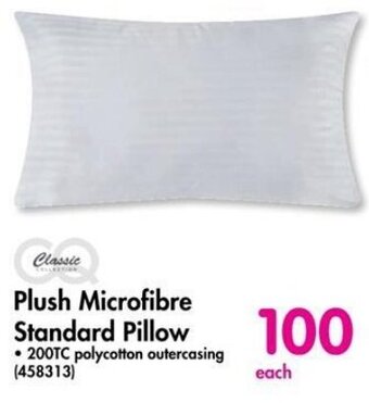 Makro Classic Plush Microfibre Standard Pillow offer
