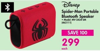 Makro Disney Spider-Man Portable Bluetooth Speaker offer