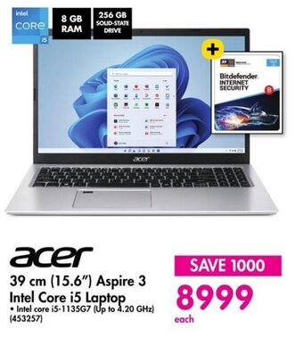 Makro acer 39 cm (15.6") Aspire 3 Intel Core i5 Laptop offer