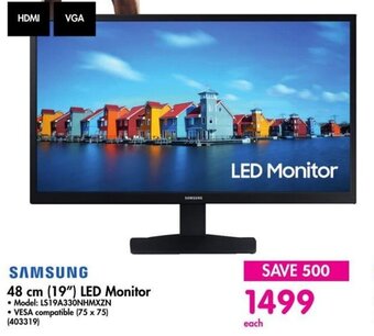 Makro SAMSUNG 48 cm (19") LED Monitor offer