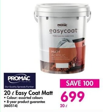 Makro PROMAC 20 L Easy Coat Matt offer
