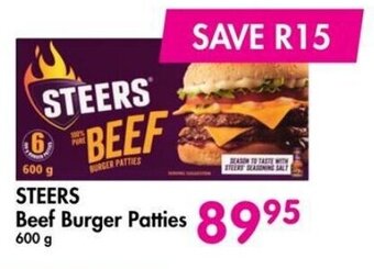 STEERS Beef Burger Patties