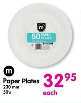 Makro m Paper Plates offer