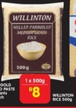 Shoprite WILLINTON RICE 500g offer