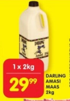 Shoprite DARLING AMASI MAAS 2kg offer