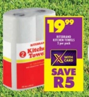 Shoprite RITEBRAND KITCHEN TOWELS offer