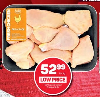 Pick n Pay PnP Fresh Chicken Braaipack 8s offer