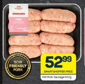 Pick n Pay PnP Pork Sausage 500g offer