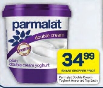 Pick n Pay Parmalat Double Cream Yoghurt Assorted 1kg Each offer