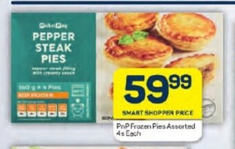 Pick n Pay PnP Frozen Pies Assorted 4s Each offer
