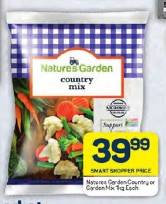 Pick n Pay Natures Garden Country or Garden Mix 1kg Each offer