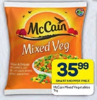 Pick n Pay McCain Mixed Vegetables 1kg offer