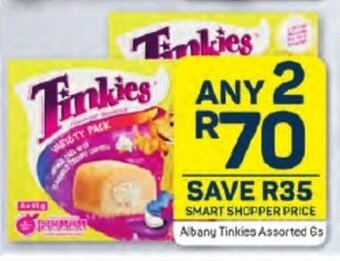 Pick n Pay Albany Tinkies Assorted 6s offer