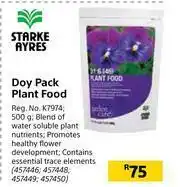 Starke Ayres Doy Pack Plant Food-500g