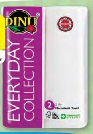 Pick n Pay Dinu Rose Everyday Collection Roller Towels 2s offer
