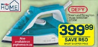Pick n Pay DEFY Steam and Spray Iron offer