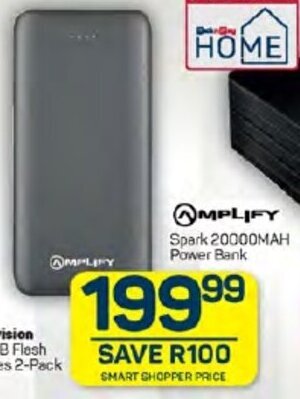 Pick n Pay AMPLIFY Spark 20000MAH Power Bank offer