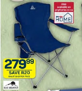 Pick n Pay BLUE MOUNTAIN Casual 200 Camping Chair Assorted Colors Each offer