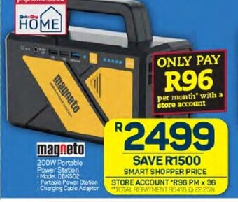 Pick n Pay Magneto 200W Portable Power Station offer