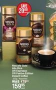 Dis-Chem Nescafe gold alta rica or espresso or festive edition instant coffee assorted-200g each offer