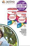 Dis-Chem Activo vite complete multivitamin & mineral 30 caplets-for 1 offer