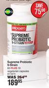 Dis-Chem Biogen supreme probiotic 9 strain 60 plus 10 vegetarian capsules offer