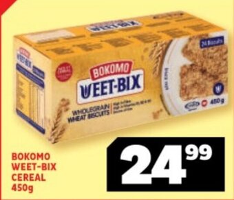 Usave BOKOMO WEET-BIX CEREAL 450g offer