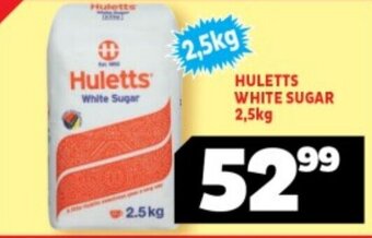 Usave HULETTS WHITE SUGAR 2,5kg offer